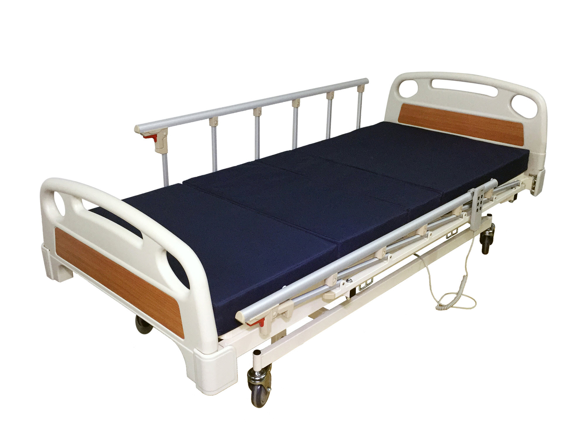 electric hospital bed with mattress